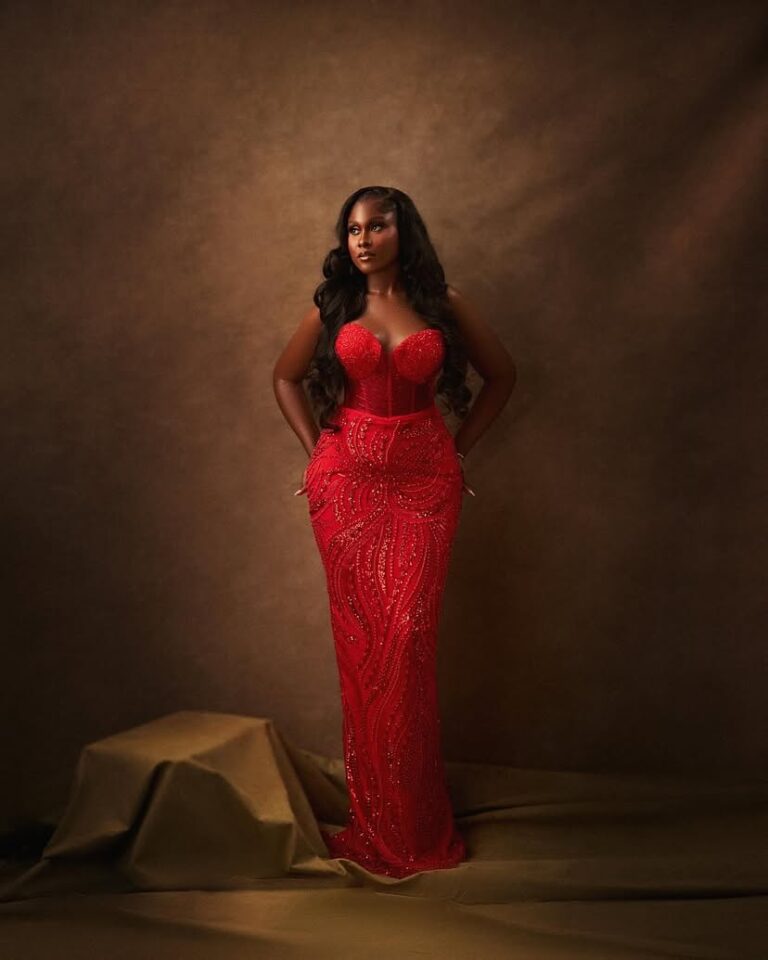Pleated Sheer Corset Mermaid Sweep Train Dress Red main image 1
