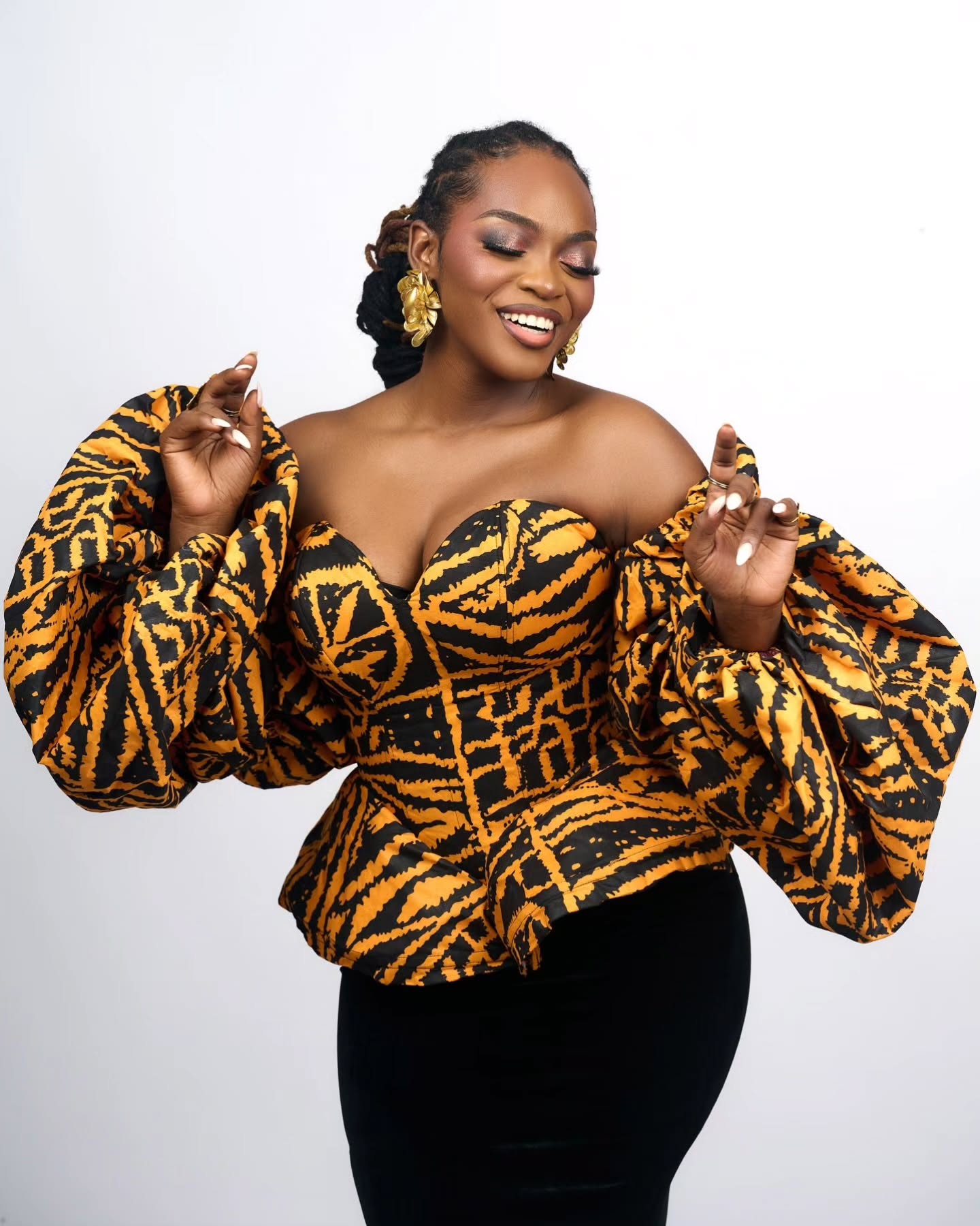Ankara Styles For Tops Latest Ankara Styles For Wedding (175)