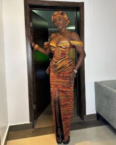 Latest Ankara Long Gown Styles For Wedding Guest Q1 2025 (129)