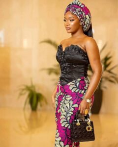Latest Ankara Long Gown Styles For Wedding Guest Q1 2025 (132)