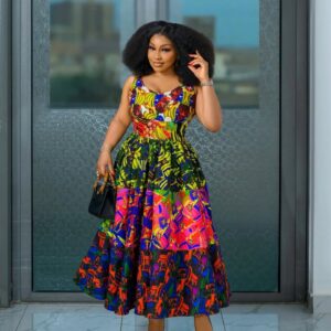 Latest Ankara Long Gown Styles For Wedding Guest Q1 2025 (136)