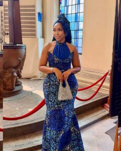 Latest Ankara Long Gown Styles For Wedding Guest Q1 2025 (138)