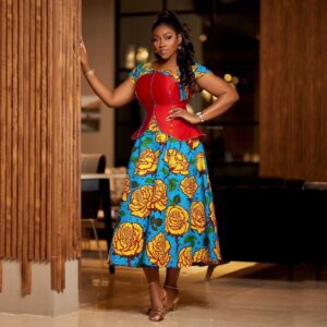 Latest Ankara Long Gown Styles For Wedding Guest Q1 2025 (144)