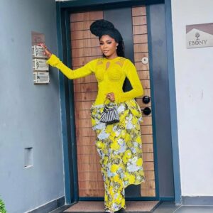 Latest Ankara Long Gown Styles For Wedding Guest Q1 2025 (153)
