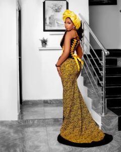 Latest Ankara Long Gown Styles For Wedding Guest Q1 2025 (154)