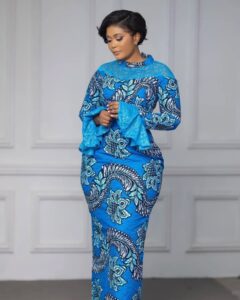 Latest Ankara Long Gown Styles For Wedding Guest Q1 2025 (157)