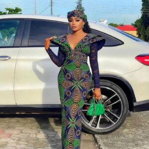 Latest Ankara Long Gown Styles For Wedding Guest Q1 2025 (61)