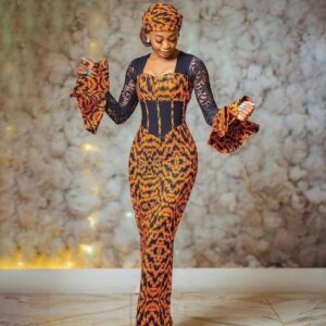 Latest Ankara Long Gown Styles For Wedding Guest Q1 2025 (63)