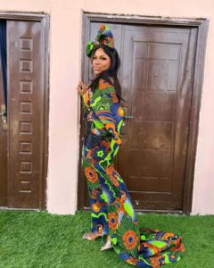 Latest Ankara Long Gown Styles For Wedding Guest Q1 2025 (85)