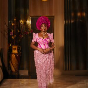 Fitted Bodice Regal Traditional African Wedding Dress