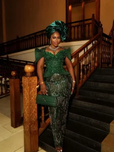 Best Of Aso Ebi Lace Styles For 2025 - African Dress Styles (18)
