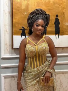Gold and Champagne wedding dresses African style for guest in the US
